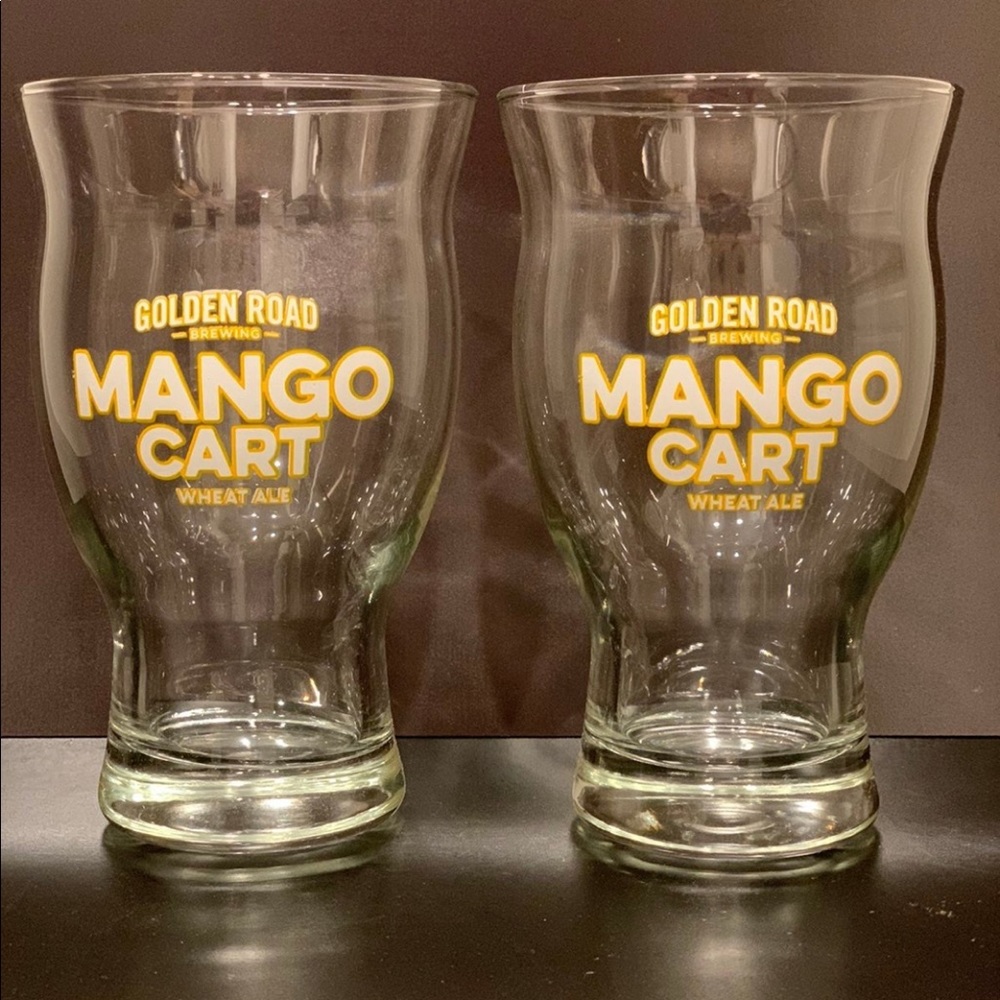 Golden Road Mango Cart Glasses